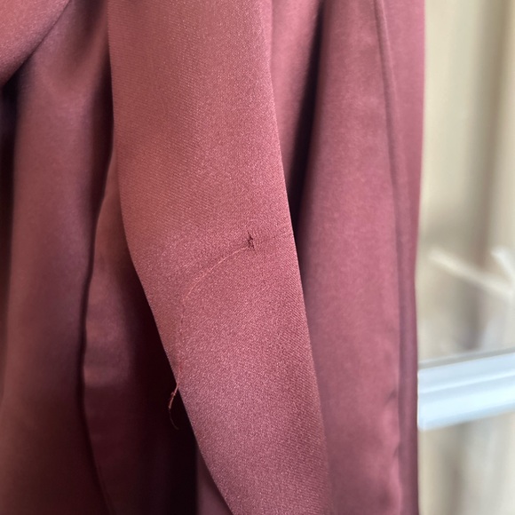 Gianni Bini Deep Brown Long Sleeve Dress Tie Wrap - Picture 2 of 4